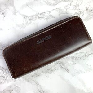 Schmincke Zipped Brown Leather Case